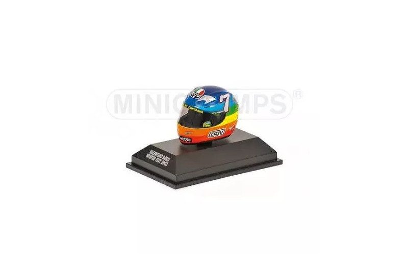 Casque 1/8 AGV Valentino Rossi Moto GP Winter Test 2003